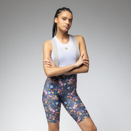 ALÉ κοντά παντελόνια με τιράντες - PR-E MASTER GRAPHIC - μπλε/πολύχρωμο