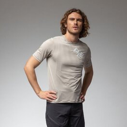 ALÉ κοντομάνικες φανέλα - OFF ROAD RUGGED 2.0 - μπεζ