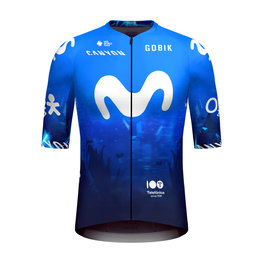 GOBIK κοντομάνικες φανέλα - INFINITY MOVISTAR TEAM 2024 - μπλε/λευκό