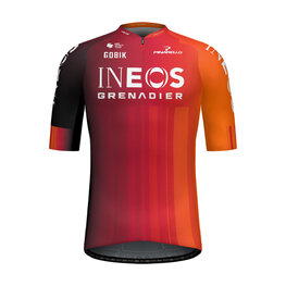 GOBIK κοντομάνικες φανέλα - ODYSSEY INEOS GRENADIERS 2025 - πορτοκαλί/κόκκινο