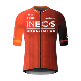 GOBIK κοντομάνικες φανέλα - REACTIVE INEOS GRENADIERS 2024 - κόκκινο/πορτοκαλί
