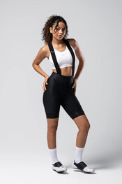 GOBIK κοντά παντελόνια με τιράντες - ABSOLUTE 6.1 - μαύρο