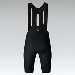 GOBIK κοντά παντελόνια με τιράντες - ABSOLUTE  7.0 COMPACT - μαύρο