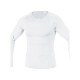 GORE μακρυμάνικα μπλουζάκια - BASE LAYER - λευκό