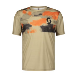 SCOTT κοντομάνικες φανέλα - TRAIL VERTIC - μπεζ