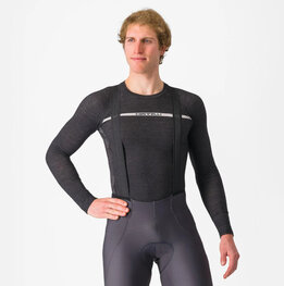 CASTELLI μακρυμάνικα μπλουζάκια - MERINO - γκρί