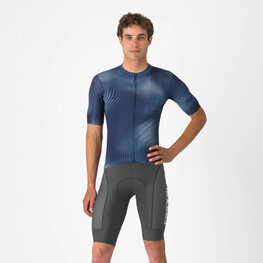 CASTELLI κοντά παντελόνια με τιράντες - COMPETIZIONE 2 KIT - γκρί