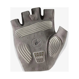 CASTELLI γάντια με κοντά δάχτυλο - ESPRESSO - λευκό