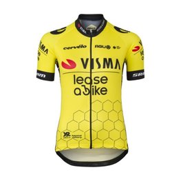 AGU κοντομάνικες φανέλα - REPLICA VISMA | LEASE A BIKE W 2024 - κίτρινο/μαύρο