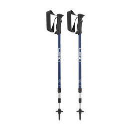 LEKI μπαστούνια - EAGLE 110-145 CM - μπλε/λευκό
