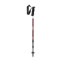LEKI μπαστούνια - TRAIL LITE 100-135 cm - λευκό/κόκκινο