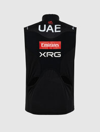PISSEI γιλέκα - UAE TEAM EMIRATES - XRG 2025 OFFICIAL WATERPROOF - μαύρο