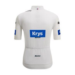 SANTINI κοντομάνικες φανέλα - TOUR DE FRANCE - WHITE JERSEY - λευκό