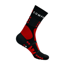 COMPRESSPORT κάλτσες κλασικές - HIKING - κόκκινο/μαύρο