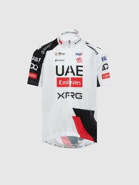 PISSEI κοντομάνικες φανέλα - UAE TEAM EMIRATES - XRG 2026 REPLICA JUNIOR - λευκό/μαύρο/κόκκινο