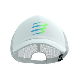 COMPRESSPORT καπέλα - TRUCKER CUP - λευκό/μπλε/πράσινο