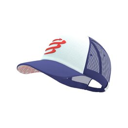 COMPRESSPORT καπέλα - TRUCKER CUP - μπλε/λευκό