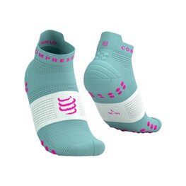 COMPRESSPORT καλτσάκια - PRO RACING SOCKS V4.0 RUN - τιρκουάζ