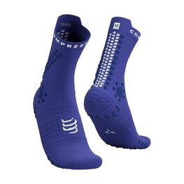 COMPRESSPORT κάλτσες κλασικές - PRO RACING SOCKS V4.0 TRAIL - μπλε
