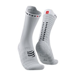 COMPRESSPORT κάλτσες κλασικές - PRO RACING SOCKS V4.0 ULTRALIGHT BIKE - γκρί