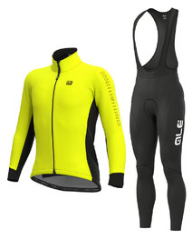 ALÉ χειμερινό μπουφάν και παντελόνι - FONDO WINTER - μαύρο/κίτρινο