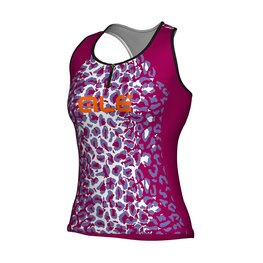 ALÉ αμάνικες φανέλες - ALÉ AGGUATO LADY - λευκό/ροζ