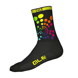 ALÉ κάλτσες κλασικές - COLORS  - μαύρο/πολύχρωμο