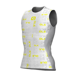 ALÉ μπλουζάκια με ράντες - VELA ACTIVE - κίτρινο/γκρί