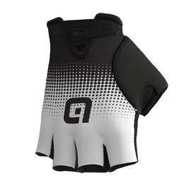 ALÉ γάντια με κοντά δάχτυλο - DOTS  - μαύρο/λευκό