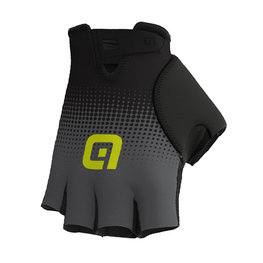 ALÉ γάντια με κοντά δάχτυλο - DOTS  - μαύρο/γκρί