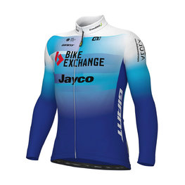 ALÉ χειμερινές μακρυμάνικες φανέλες - BIKE EXCHANGE 2022 - μπλε/λευκό