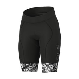 ALÉ κοντά παντελόνια χωρίς ιμάντες - ROSES LADY - μαύρο/γκρί