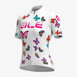 ALÉ κοντή φανέλα και κοντό παντελόνι - BUTTERFLY LADY - πολύχρωμο/λευκό