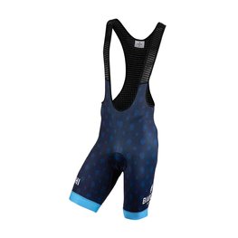 BIANCHI MILANO κοντά παντελόνια χωρίς ιμάντες - PALIZZI - μαύρο/γαλάζιο