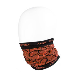 BIOTEX μαντήλι λαιμού - MULTIFUNCTIONAL - μαύρο/πορτοκαλί