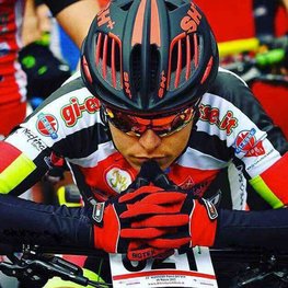 BIOTEX γάντια με μακριά δάχτυλα - SUMMER - κόκκινο/μαύρο