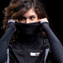 BIOTEX μαντήλι λαιμού - MERINO - γκρί