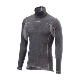 CASTELLI μακρυμάνικα μπλουζάκια - FLANDERS WARM NECK - γκρί
