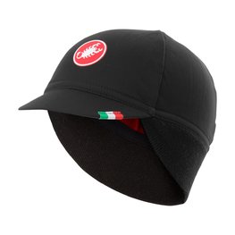 CASTELLI καπέλα - DIFESA THERMAL - μαύρο/κόκκινο