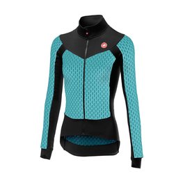 CASTELLI χειμερινές μακρυμάνικες φανέλες - SFIDA LADY WINTER - γαλάζιο/μαύρο