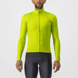CASTELLI χειμερινές μακρυμάνικες φανέλες - PRO THERMAL - κίτρινο