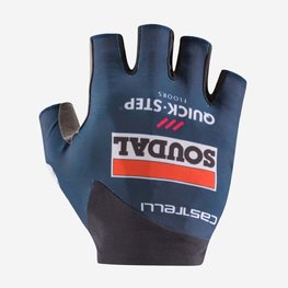 CASTELLI γάντια με κοντά δάχτυλο - SOUDAL QUICK-STEP 24 - μπλε