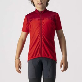 CASTELLI κοντομάνικες φανέλα - NEO PROLOGO KIDS - κόκκινο