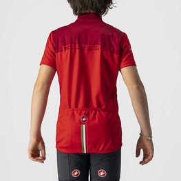 CASTELLI κοντομάνικες φανέλα - NEO PROLOGO KIDS - κόκκινο