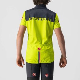 CASTELLI κοντομάνικες φανέλα - NEO PROLOGO KIDS - κίτρινο/μπλε