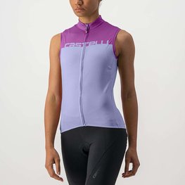 CASTELLI αμάνικες φανέλες - VELOCISSIMA LADY - μωβ