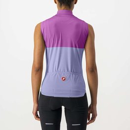 CASTELLI αμάνικες φανέλες - VELOCISSIMA LADY - μωβ