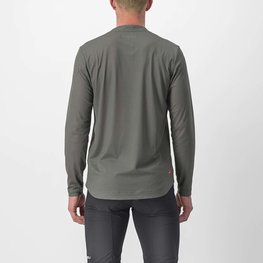 CASTELLI θερινές μακρυμάνικες φανέλες - TRAIL TECH 2 - γκρί