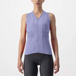 CASTELLI αμάνικες φανέλες - ANIMA 4 LADY - μωβ