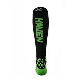 HAVEN κάλτσες - EVOTEC SILVER - μαύρο/πράσινο